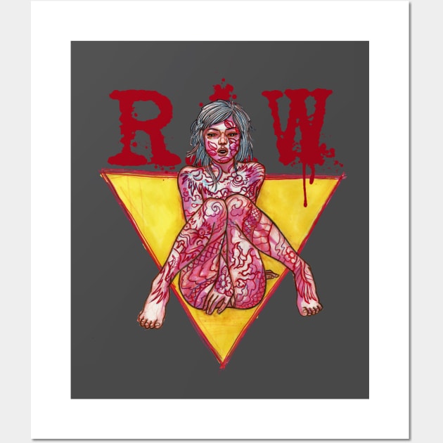 raw girl Wall Art by Paskalamak